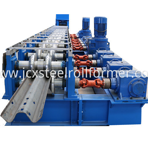 Highway W Beam Fence Forming Machine-Crash Barrier Roll Forming Machine